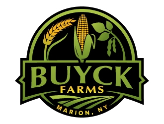 Buyck Farms logo design by jaize