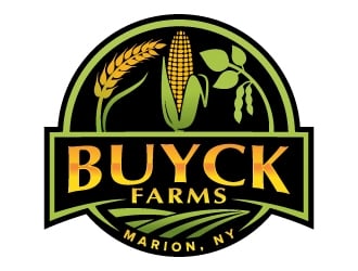 Buyck Farms logo design by jaize