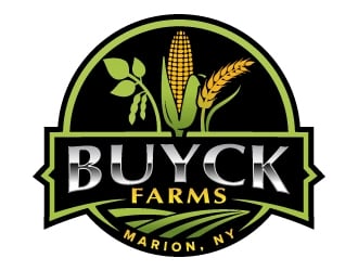 Buyck Farms logo design by jaize