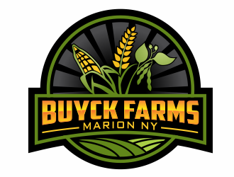 Buyck Farms logo design by agus