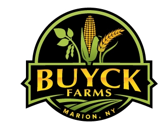 Buyck Farms logo design by jaize