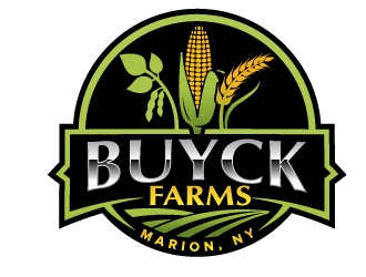 Buyck Farms logo design by jaize