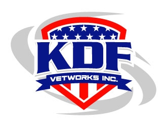 KDF Vetworks Inc. logo design by daywalker