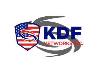 KDF Vetworks Inc. logo design by keylogo