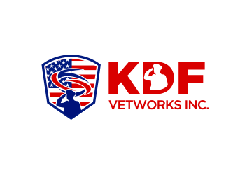 KDF Vetworks Inc. logo design by keylogo