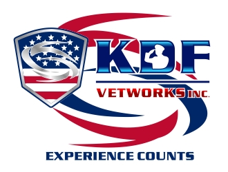 KDF Vetworks Inc. logo design by aura