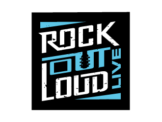 Rock Out Loud Live logo design by Coolwanz