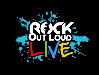 Rock Out Loud Live logo design by AamirKhan