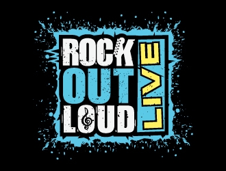 Rock Out Loud Live logo design by Suvendu