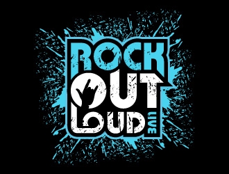 Rock Out Loud Live logo design by Suvendu