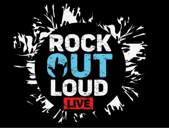 Rock Out Loud Live logo design by Suvendu