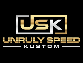 Unruly speed kustom  logo design by p0peye