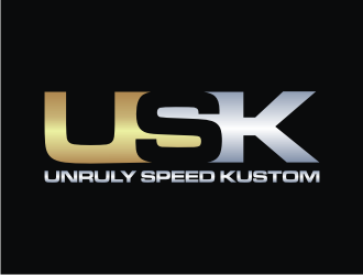 Unruly speed kustom  logo design by rief