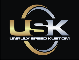 Unruly speed kustom  logo design by rief