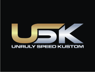 Unruly speed kustom  logo design by rief