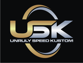 Unruly speed kustom  logo design by rief