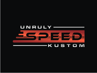 Unruly speed kustom  logo design by bricton