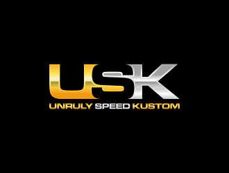 Unruly speed kustom  logo design by RIANW