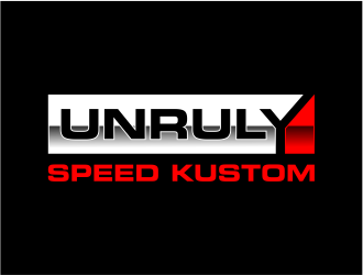 Unruly speed kustom  logo design by cintoko