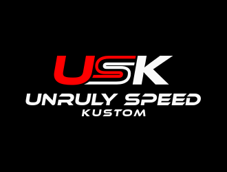 Unruly speed kustom  logo design by falah 7097