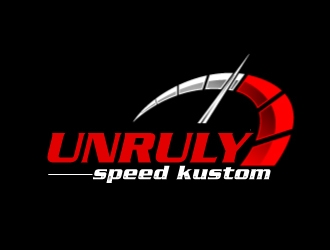 Unruly speed kustom  logo design by AamirKhan