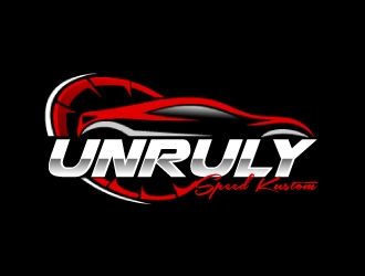 Unruly speed kustom  logo design by AamirKhan