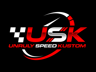 Unruly speed kustom  logo design by ingepro