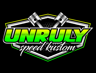 Unruly speed kustom  logo design by ingepro