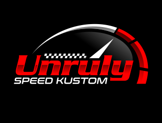 Unruly speed kustom  logo design by ingepro