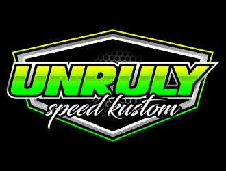 Unruly speed kustom  logo design by ingepro