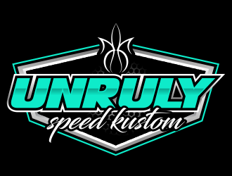 Unruly speed kustom  logo design by ingepro