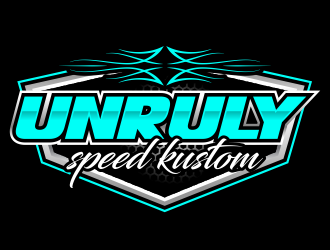 Unruly speed kustom  logo design by ingepro