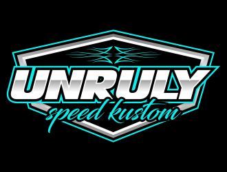 Unruly speed kustom  logo design by ingepro