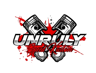 Unruly speed kustom  logo design by AamirKhan