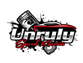 Unruly speed kustom  logo design by AamirKhan