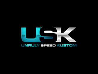 Unruly speed kustom  logo design by RIANW