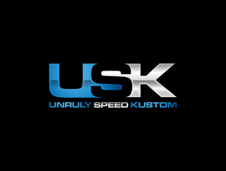 Unruly speed kustom  logo design by RIANW