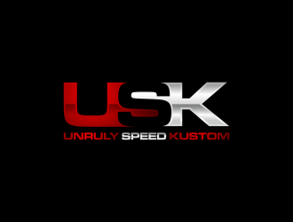 Unruly speed kustom  logo design by RIANW