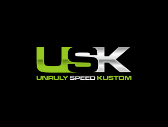 Unruly speed kustom  logo design by RIANW