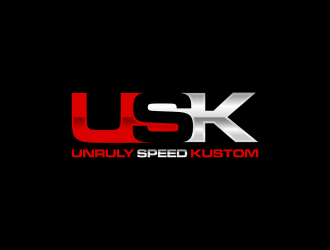 Unruly speed kustom  logo design by RIANW