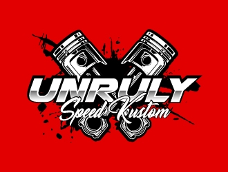 Unruly speed kustom  logo design by AamirKhan