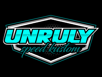 Unruly speed kustom  logo design by ingepro