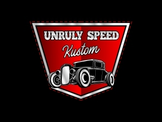 Unruly speed kustom  logo design by yogilegi