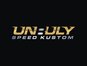 Unruly speed kustom  logo design by Rizqy