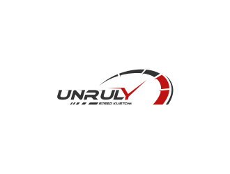 Unruly speed kustom  logo design by dhika