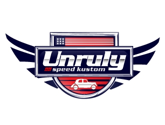 Unruly speed kustom  logo design by Suvendu