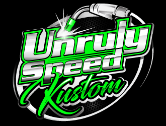 Unruly speed kustom  logo design by Suvendu