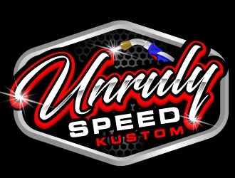 Unruly speed kustom  logo design by Suvendu