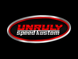 Unruly speed kustom  logo design by yans