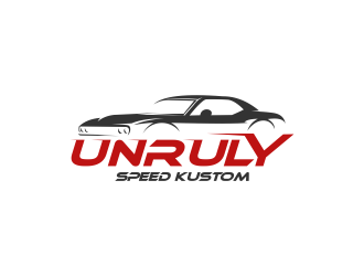 Unruly speed kustom  logo design by dhika